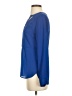 Guess 100% Polyester Blue Long Sleeve Blouse Size XS - photo 5