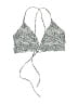 Unbranded Animal Print Silver Swimsuit Top Size L - photo 2