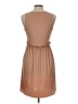 Unbranded Solid Tan Casual Dress Size L - photo 2