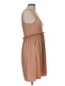 Unbranded Solid Tan Casual Dress Size L - photo 4