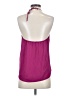 Three Eighty Two 100% Polyester Burgundy Sleeveless Blouse Size XS - photo 2