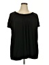 Fashion Bug Black Short Sleeve Blouse Size 4X - photo 1