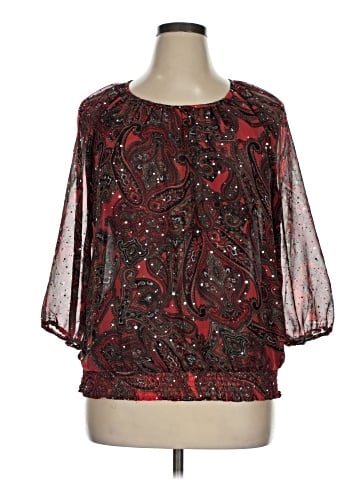 Cathy Daniels 3/4 Sleeve Blouse (view 1)