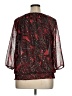 Cathy Daniels 100% Polyester Red 3/4 Sleeve Blouse Size XL - photo 2
