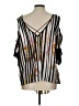 Bisou Bisou 100% Polyester Black Sleeveless Blouse Size L - photo 2