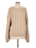 Prettygarden 100% Acrylic Tan Pullover Sweater Size L - photo 1