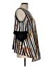 Bisou Bisou 100% Polyester Black Sleeveless Blouse Size L - photo 4