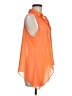OVI 100% Polyester Orange Sleeveless Blouse Size M - photo 4