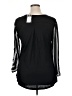 rue21 100% Rayon Stripes Black Long Sleeve Blouse Size XL - photo 2