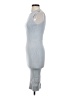 Express Solid Gray Cocktail Dress Size XS - photo 5