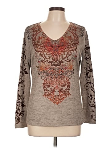 DressBarn Long Sleeve Top (view 1)