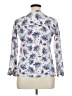 Old Navy 100% Rayon Floral White 3/4 Sleeve Blouse Size 14 - photo 2