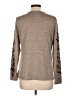 DressBarn Gray Long Sleeve Top Size L - photo 2