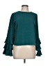 Meraki Teal Long Sleeve Blouse Size L - photo 1