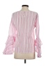 Solitaire 100% Cotton Pink Long Sleeve Blouse Size S - photo 2