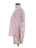 Solitaire 100% Cotton Pink Long Sleeve Blouse Size S - photo 5