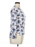Old Navy 100% Rayon Floral White 3/4 Sleeve Blouse Size 14 - photo 4