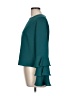 Meraki Teal Long Sleeve Blouse Size L - photo 5