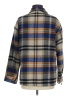 Unbranded 100% Polyester Plaid Blue Long Sleeve Blouse Size M - photo 2