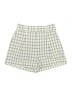 Danielle Bernstein Plaid Ivory Shorts Size 6 - photo 1