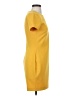 Likely Solid Yellow Casual Dress Size 4 - photo 4