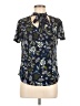 Adrienne Vittadini Blue Short Sleeve Blouse Size M - photo 1