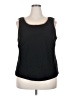 Studio 1 100% Polyester Black Sleeveless Top Size 20 - photo 1