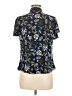 Adrienne Vittadini Blue Short Sleeve Blouse Size M - photo 2