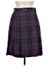 LGR 100% Wool Plaid Red Burgundy Wool Skirt Size 6 - photo 1