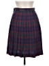 LGR 100% Wool Plaid Red Burgundy Wool Skirt Size 6 - photo 2