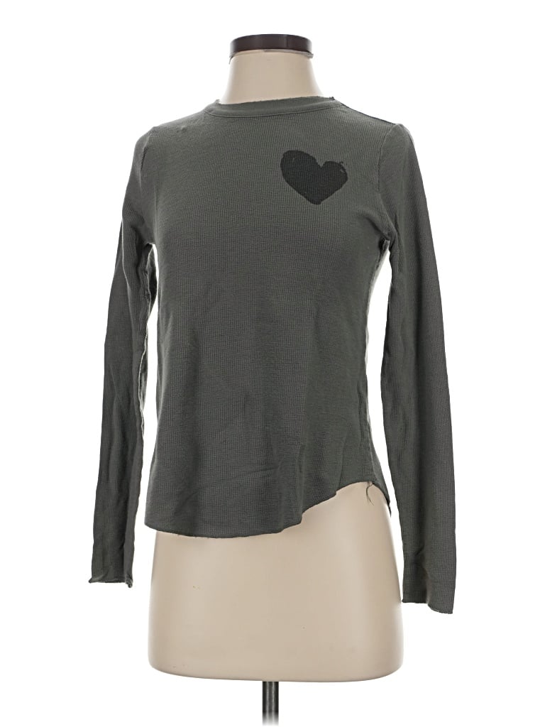 Pre-owned Evereve Long Sleeve Turtleneck In Gray