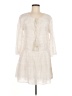 Assorted Brands Chevron-herringbone Ivory Casual Dress Size M - photo 1
