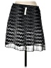 Madewell 100% Polyester Chevron-herringbone Black Casual Skirt Size 2 - photo 2