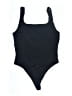 Babaton Solid Black One Piece Swimsuit Size L - photo 2