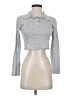Zara Gray Long Sleeve Top Size S - photo 1