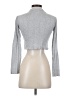 Zara Gray Long Sleeve Top Size S - photo 2