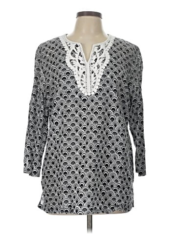 Talbots Outlet 3/4 Sleeve Blouse (view 1)
