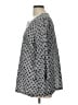 Talbots Outlet 100% Cotton Gray 3/4 Sleeve Blouse Size L - photo 5