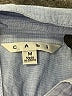 CAbi 100% Cotton Blue Long Sleeve Button-Down Shirt Size M - photo 7