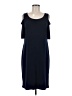 Chico's Blue Casual Dress Size Med (1) - photo 1