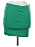 Mine Solid Green Casual Skirt Size M - photo 1