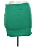 Mine Solid Green Casual Skirt Size M - photo 2