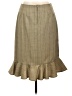 Unbranded 100% Polyester Argyle Tan Formal Skirt Size 10 - photo 2