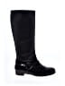 Chanel 100% Leather Black Leather Knee High Boots Size EU (IT) 38 1/2 / US 8 1/2 - photo 1