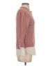 Brochu Walker Color Block Pink Wool Pullover Sweater Size XS - photo 4