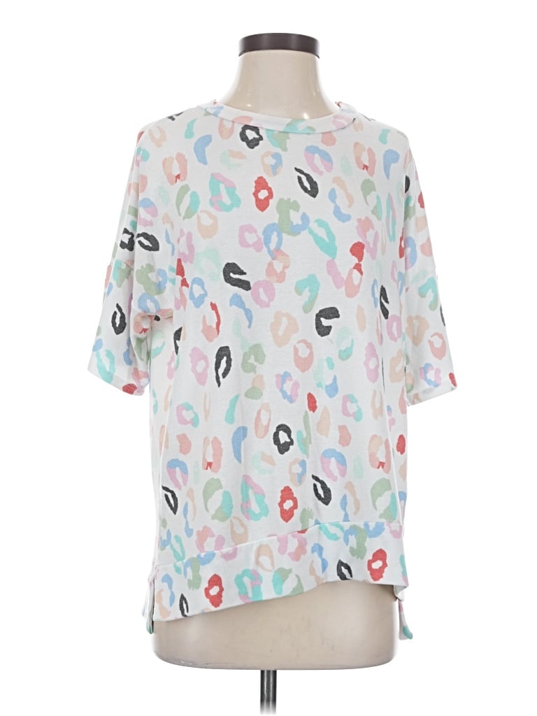 Pre-owned Oddi Poncho In White