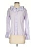 J.Crew Purple Long Sleeve Blouse Size 4 - photo 1