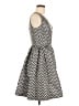 Halogen 100% Polyester Chevron-herringbone Black Cocktail Dress Size 6 - photo 4