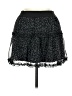 Body Central 100% Polyester Stars Black Casual Skirt Size M - photo 2