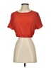 Shein 100% Polyester Orange Short Sleeve Top Size XS - photo 1